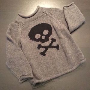 Baby GAP - rollneck sweater skull